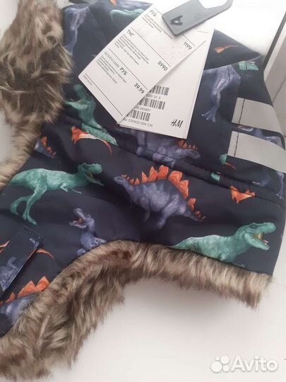 Новая Детская шапка ушанка H&M