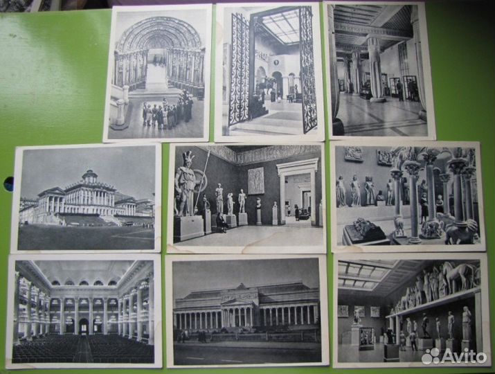37 старых открыток Москва 50-х годов