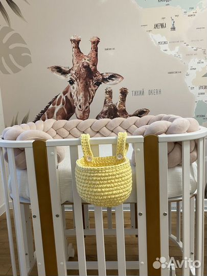 Корзинка подвесная для детской кроватки