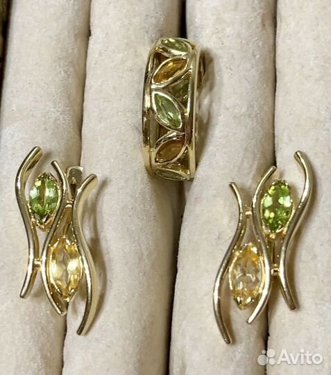 Золотой гарнитур 585