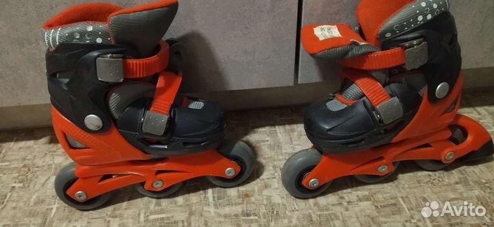 Роликовые коньки детские раздвижные