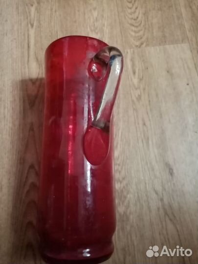 Ваза цветное стекло СССР