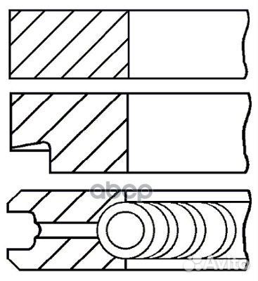 Кольца VAG A3/4/octavia/golf/passat 1.6 mot.ALZ
