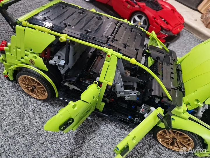 Инструкция Lego VW Golf R Lamborghini Sian 42115