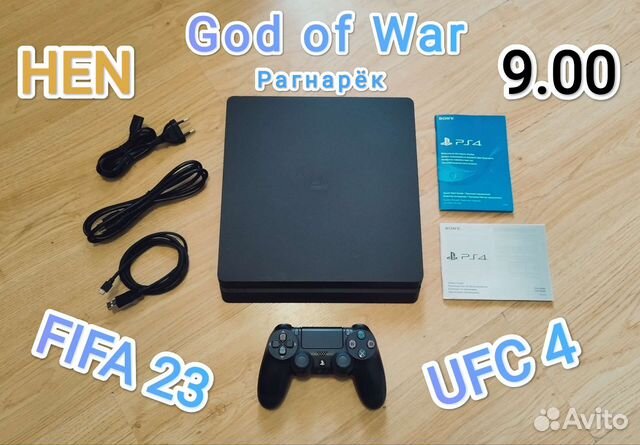 Sony PS4 Slim 1Тб HEN 9.00 Прошита Много Топ игр