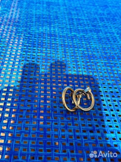 Серьги cartier гвоздь