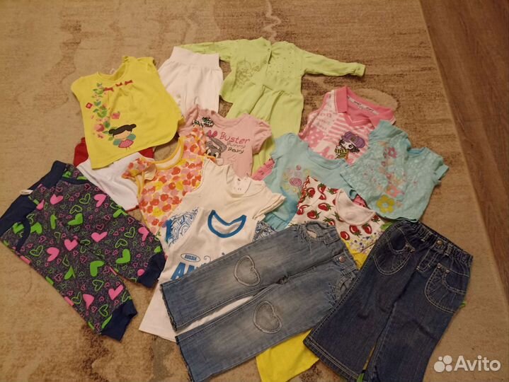 Вещи пакетом на девочку 1-2 года