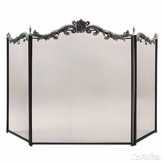 Экран каминный C39040BK (3 секции, 82х125см, черны