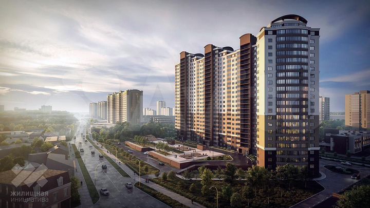 3-к. квартира, 65,1 м², 5/25 эт.