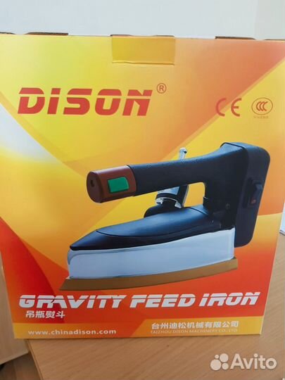 Новый промышленный утюг Dison с подачей пара