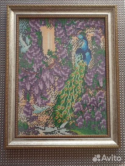 Алмазная мозаика Павлин