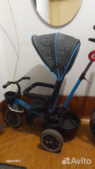 Детский велосипед с ручкой бу