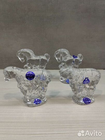 Хрустальные фигурки гусевского хрустального завода