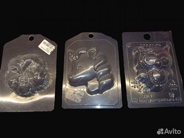 Формы для мыла и бомбочек пластиковые