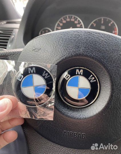 Эмблема bmw на руль