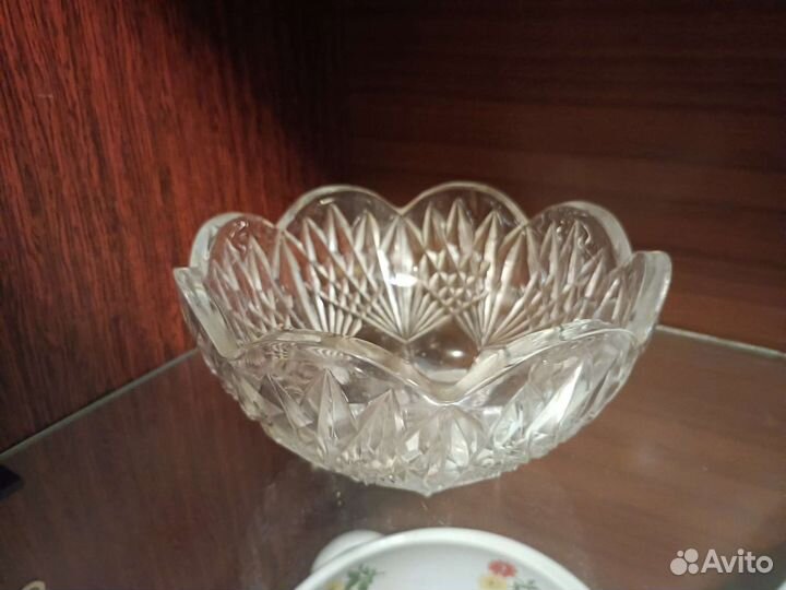 Хрусталь вазы, салатницы СССР