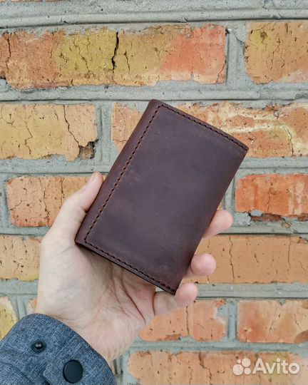 Обложка для охотничьих документов. Ручной шов