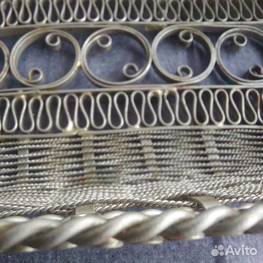 Ваза конфетница скань СССР