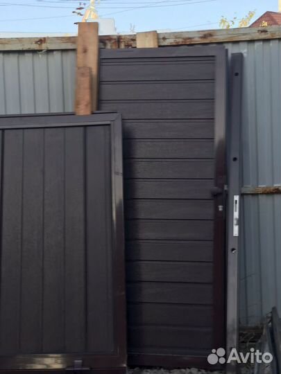 Ворота распашные калитка
