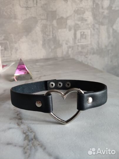 Чокер сердечко