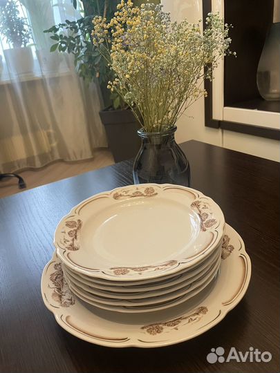 Набор тарелок,Барановский фарфоровый завод,СССР