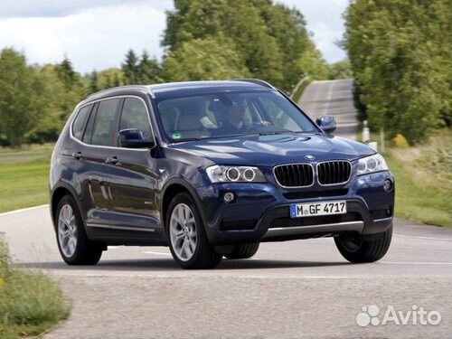 Коврики 3D в салон BMW X3 2010-2017, экокожа