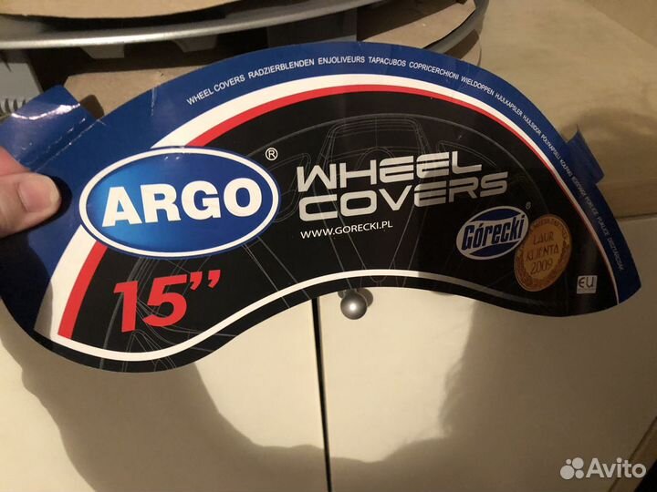 Колпаки r15 argo gorecki 3 шт новые