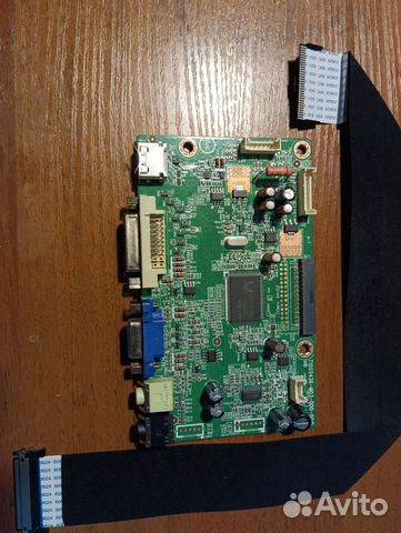 Плата монитора philips 243v5 и шлейф