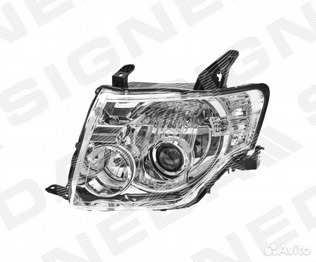 Фара левая Mitsubishi Pajero 4