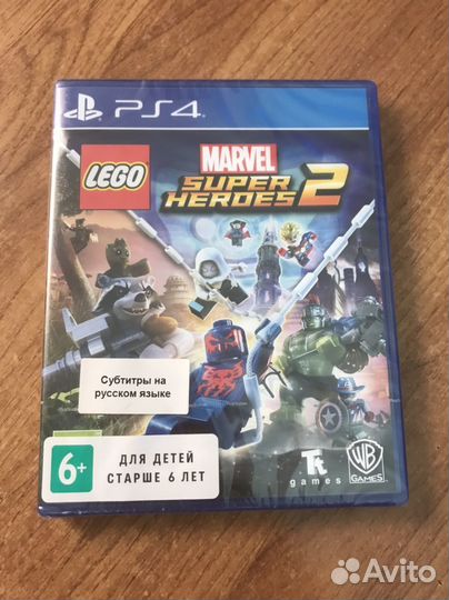 Lego marvel super heroes 2 ps4 новый