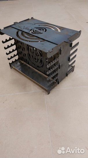 Вертикальный мангал