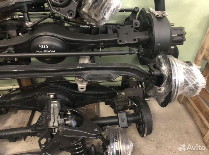Ось передняя Газель 3302,2705 в сборе с тормозами