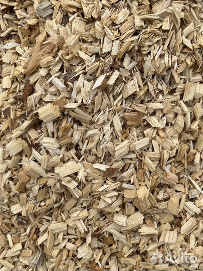 Кора, щепа для мульчирования.- мульча