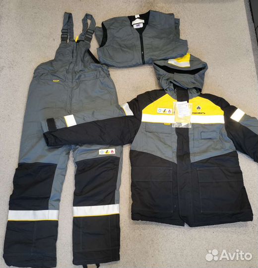 Спецодежда зимняя 52-54/182-188 Роснефть рабочая