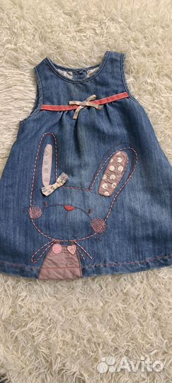 Джинсовый сарафан 86
