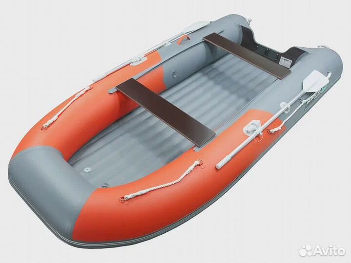 Лодка пвх Нднд Gladiator E350S оранжево серый