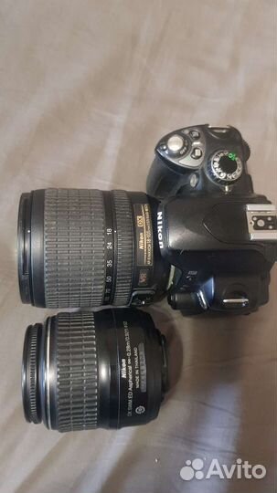 Nikon d40x с двумя объективами