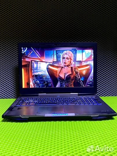 Игровой ноутбук machenike i7/16/256/1060 6gb