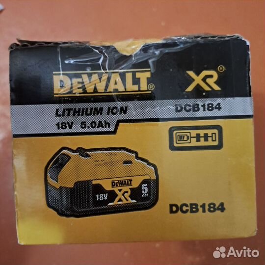 Аккумулятор dewalt 18v 5ah