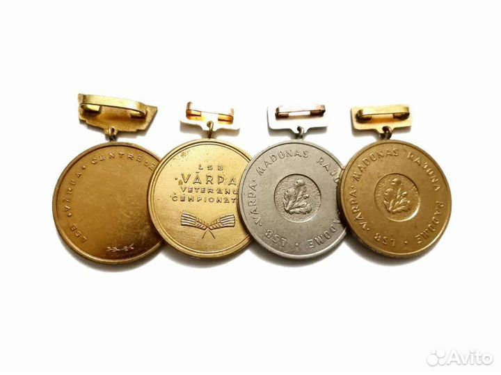 СССР Спортивные медали Латвия Чемпионат ветеранов