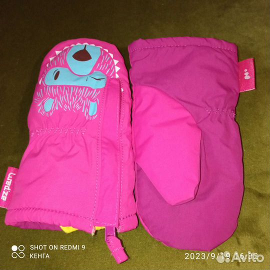 Варежки зимние детские