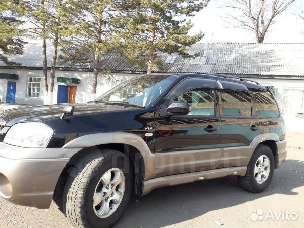 Mazda Tribute накладки на пороги