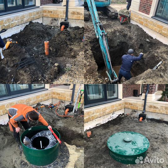 Септик на 3 человека под ключ