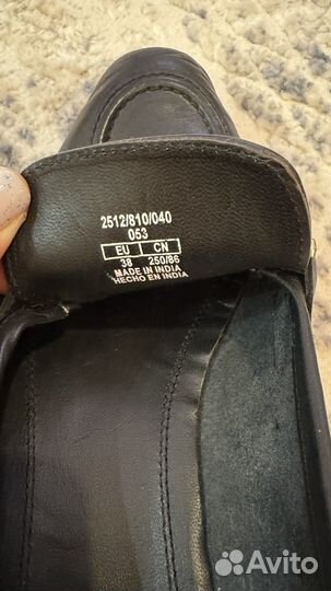 Лоферы zara 38