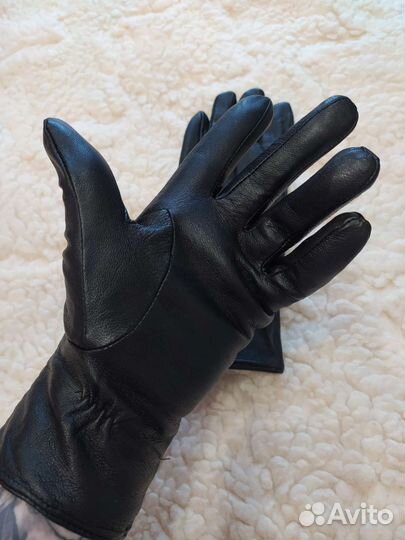 Перчатки из натуральной кожи