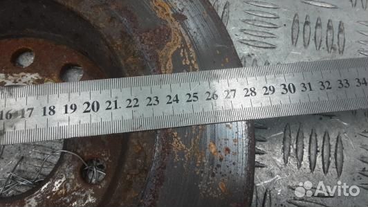 Диск тормозной задний volkswagen passat B7 (OUK07L