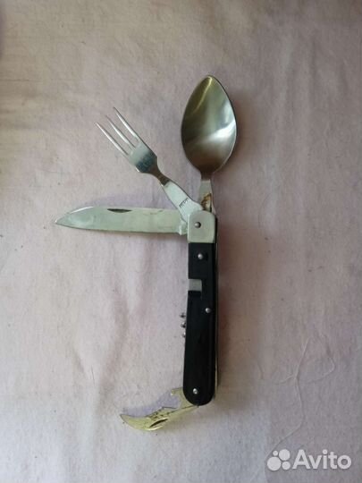 Набор столовых приборов туриста СССР новый