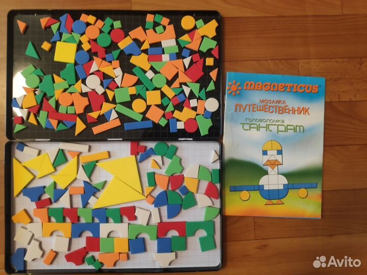 Magneticus мозаика+игра магнитная крестики нолики