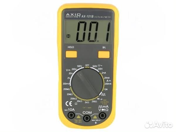 AX-101B Цифровой мультиметр, LCD 3,5 цифры (1