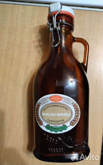 Бутылка под вино, пиво емкость 1 литр